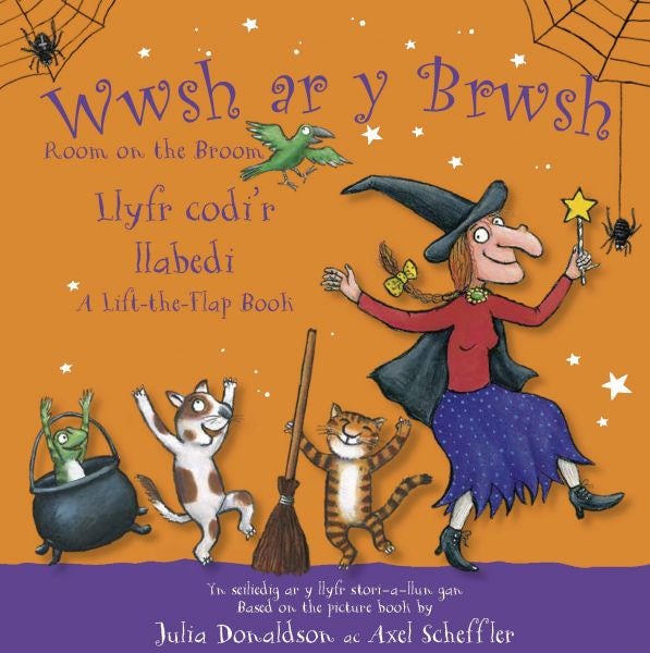 Cover image for Wwsh ar y Brwsh - Llyfr codi'r llabedi / Room on the Broom - A lift-the-flap book, isbn: 9781784232481