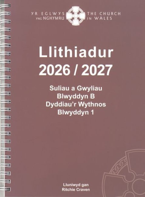 Cover image for Llithiadur yr Eglwys yng Nghymru 2026 - 2027, isbn: 9781800998759