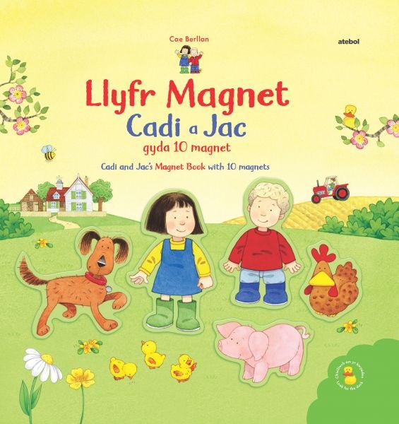 Cover image for Llyfr Magnet Cadi a Jac / Cadi and Jac's Magnet Book, isbn: 9781801065634