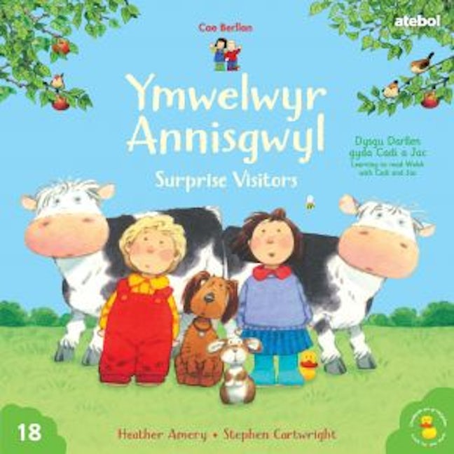 Cover image for Cyfres Cae Berllan: Ymwelwyr Annisgwyl / Suprise Visitors, isbn: 9781801066181