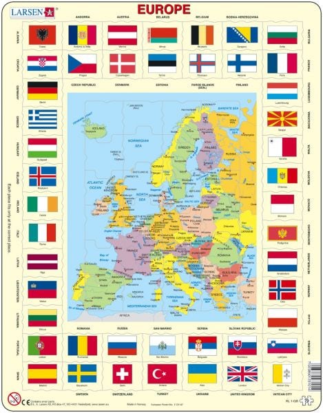 Cover image for Cyfres Mapiau Atebol o'r Byd: Map of Europe, isbn: 9781907004407