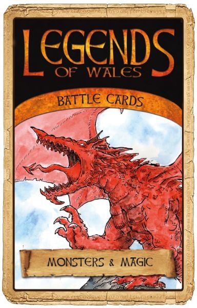 Cover image for Legends of Wales Battle Cards: Monsters and Magic, isbn: 9781910574898