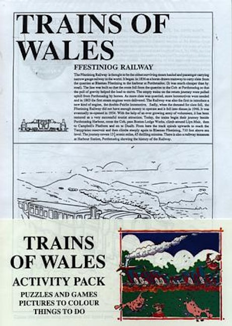 Cover image for Activity Pack Series: Trains of Wales, isbn: 9780000371539