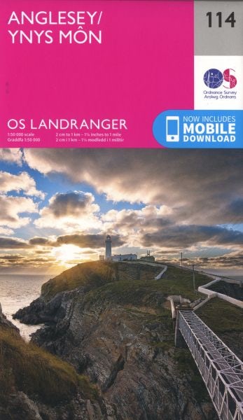 Cover image for O.S. Landranger 114 Anglesey/Ynys Mon, isbn: 9780319262122