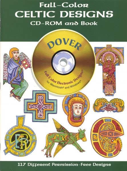 Cover image for Full Color Celtic Designs (CD-ROM & Book), isbn: 9780486995151