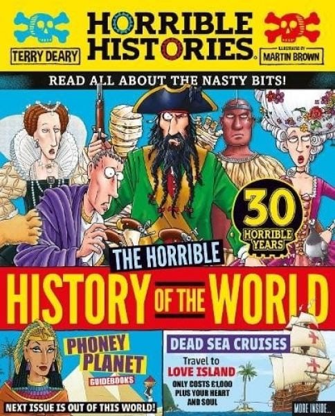 Cover image for The Horrible History of the World (Newspaper Edition), isbn: 9780702326530
