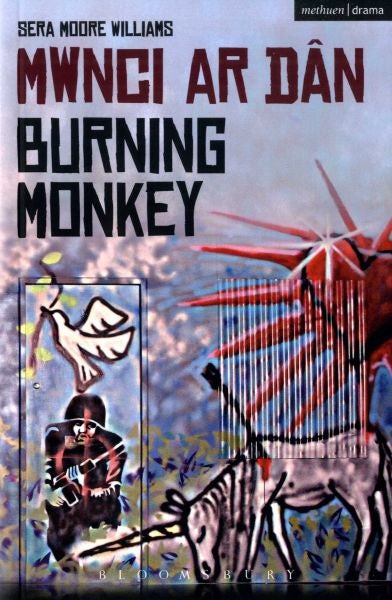 Cover image for Burning Monkey/Mwnci ar Dân, isbn: 9781472528391