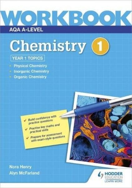 Cover image for AQA A-Level Chemistry Workbook 1, isbn: 9781510483187