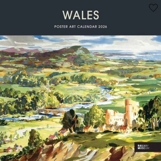 Cover image for Wales Poster Art Calendar 2026, isbn: 9781529846812