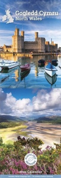 Cover image for Calendr 2026 Gogledd Cymru / North Wales Slim Calendar 2026, isbn: 9781529897685