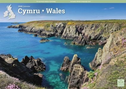 Cover image for Calendr 2026 Cymru A4 / Wales A4 Calendar 2026, isbn: 9781529898460