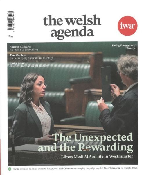 Cover image for The Welsh Agenda, Issue 74 (Spring/Summer 2025), isbn: 9781739267940