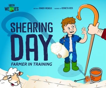 Cover image for Farmer in Training: Shearing Day, isbn: 9781739808808