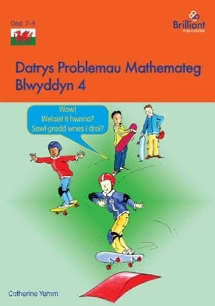 Cover image for Datrys Problemau Mathemateg - Blwyddyn 4, isbn: 9781783172870