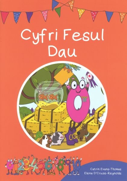 Cover image for Cyfres Cymeriadau Difyr: Stryd y rhifau - Cyfri Fesul Dau, isbn: 9781783903276