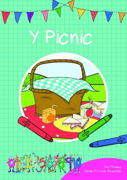 Cover image for Cyfres Cymeriadau Difyr: Stryd y Rhifau - Y Picnic, isbn: 9781783903313
