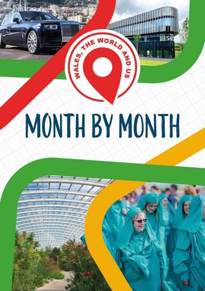 Cover image for Wales, The World and Us: Month by Month, isbn: 9781783904266