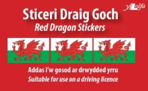 Cover image for Sticeri Ddraig Goch / Red Dragon Stickers, isbn: 9781784612566