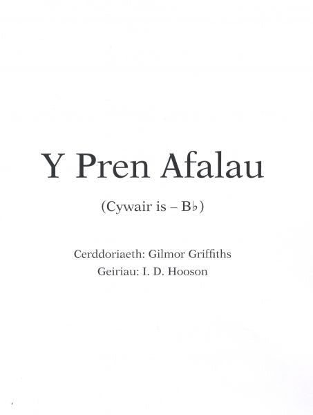 Cover image for Y Pren Afalau (Cywair is Bb), isbn: 9781800993266