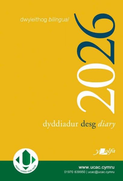 Cover image for Dyddiadur Desg Y Lolfa 2026, isbn: 9781800997332