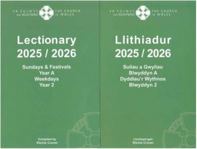 Cover image for Llithiadur Yr Eglwys yng Nghymru 2025-2026 / Church in Wales Lectionary 2025-2026, isbn: 9781800997417