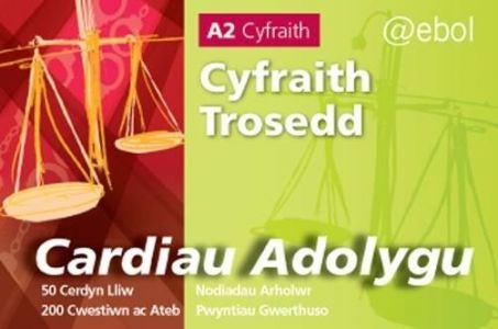 Cover image for Cardiau Adolygu'r Gyfraith - Cyfraith Trosedd, isbn: 9781801060523