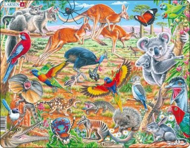 Cover image for Jig-so Bywyd Gwyllt Awstralia / Australia's Wildlife Jigsaw, isbn: 9781801064569