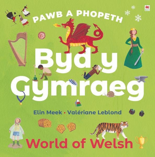 Cover image for Pawb a Phopeth: Byd y Gymraeg / World of Welsh, isbn: 9781804161241