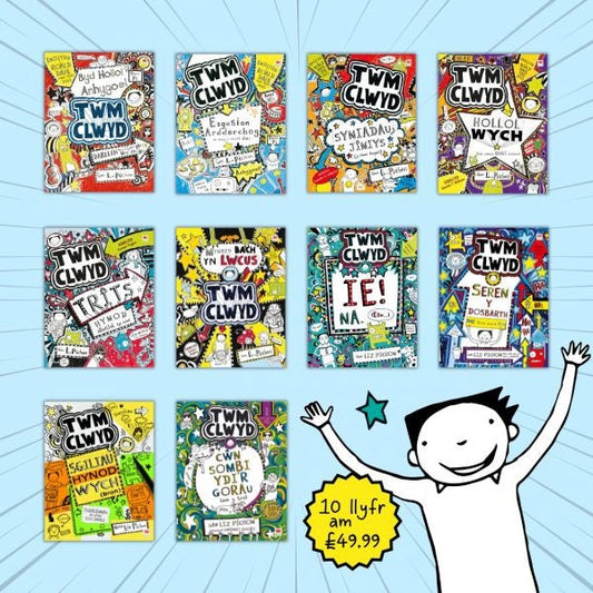 Cover image for Pecyn Twm Clwyd 1-10, isbn: 9781804164204