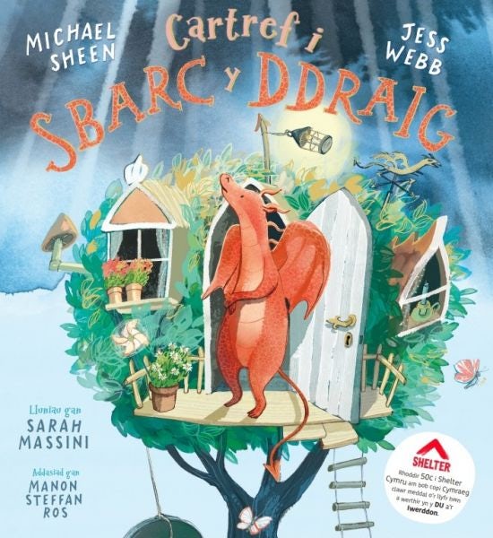 Cover image for Cartref i Sbarc y Ddraig, isbn: 9781804164624