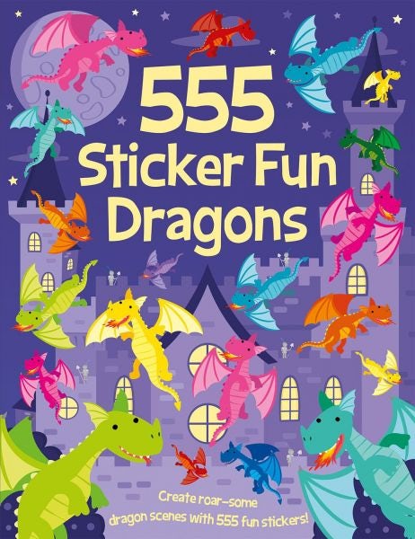 Cover image for 555 Sticker Fun Dragons, isbn: 9781835551271
