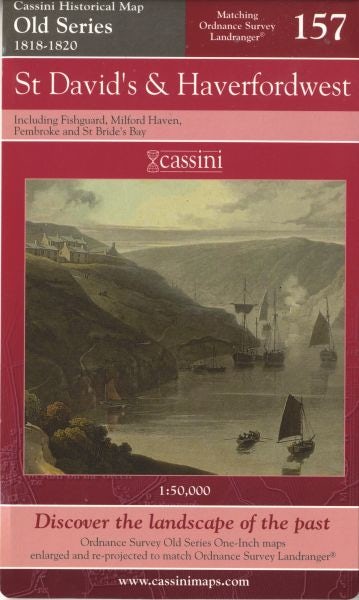 Cover image for Cassini Historical Map: Old Series 1818-1820 - St David's and Haverfordwest 157, isbn: 9781847360366