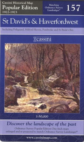 Cover image for Cassini Historical Map: Popular Edition 1922-1923 - St David's and Haverfordwest Sheet 157, isbn: 9781847362278