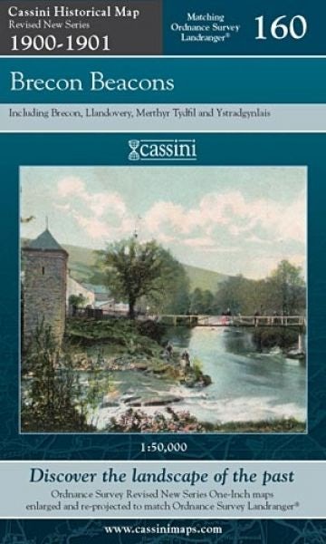 Cover image for Cassini Historical Map: Revised New Series 1900-1901 - Brecon Beacons 160, isbn: 9781847363886