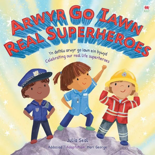 Cover image for Arwyr Go Iawn / Real Superheroes, isbn: 9781849676304