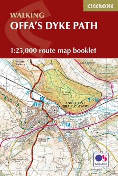 Cover image for Walking Offa's Dyke Path - 1:25,000 Route Map Booklet, isbn: 9781852848941