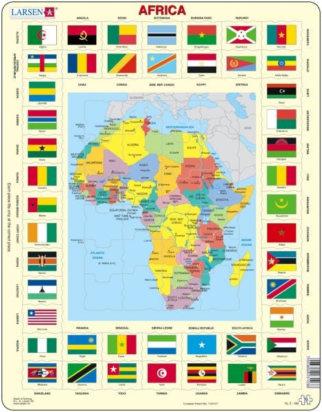 Cover image for Map of Africa Jigsaw, isbn: 9781909666542