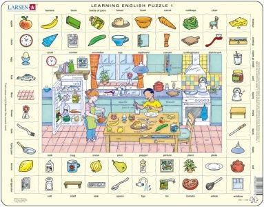 Cover image for Learning English Puzzle 1 - The Home, isbn: 9781909666641