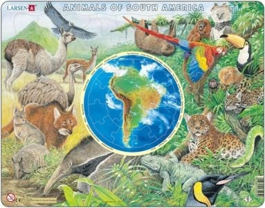 Cover image for Animals of South America Jigsaw, isbn: 9781910574478