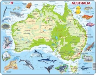 Cover image for Map of Australia Jigsaw, isbn: 9781910574485