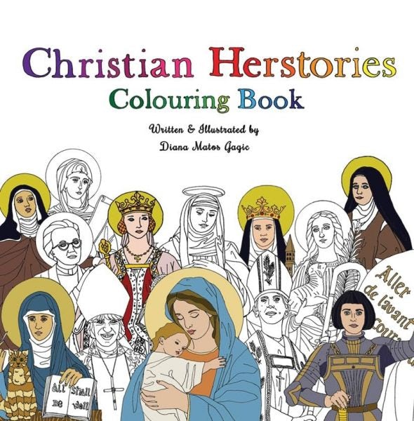 Cover image for Christian Herstories Colouring Book, isbn: 9781916007291