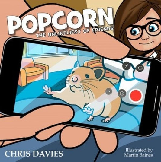 Cover image for Popcorn: The Unlikeliest of Friends, isbn: 9781917022293