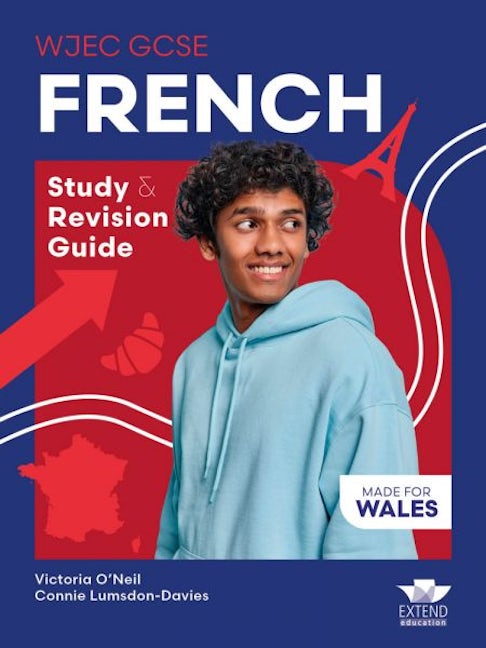Cover image for WJEC GCSE French: Study and Revision Guide, isbn: 9781917481526