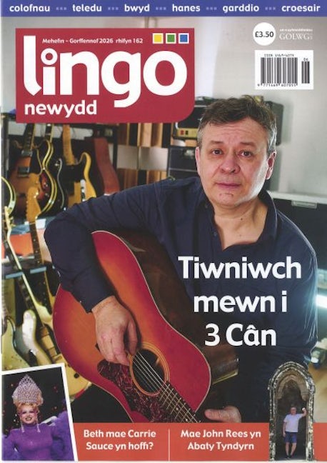 Cover image for Lingo Newydd 162 (Mehefin/Gorffennaf 2026), isbn: O877127714