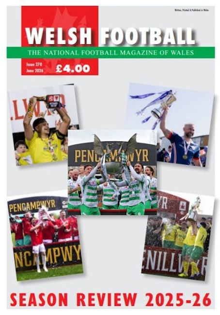 Cover image for Welsh Football 270 (June 2026), isbn: Y528282828